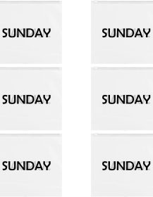 Packing Cubes Days of the Week,6Pcs Sunday Frosted Travel Organizer Pouches Packing Cubes Packing Organizers Days of Week Travel Pouches for Suitcase Vacations Home Storage and Organizing Bag