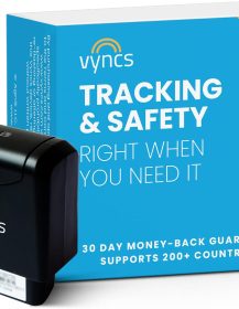 Vyncs - GPS Tracker for Vehicles, [No Monthly Fee], 4G LTE, Vehicle Location, Trip History, Driving Alerts, GeoFence, Fuel Economy, OBD Fault Codes, USA-Developed, Family or Fleets